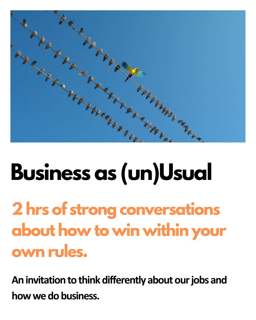 Business as (un)Usual